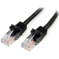 STARTECH Cat5e Snagless UTP Patch Cable(Black)  - 3 ft.