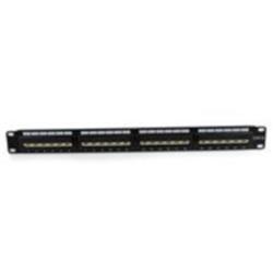 StarTech 24 Port 1U Rackmount Cat 6 110 Patch Panel - 45 Degree (C6PANL4524)