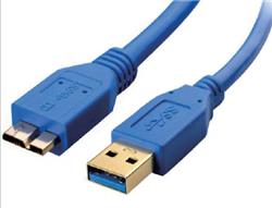 iCAN USB3.0 A Male to MicroB Male 5Gbps 24/28AWG Cable - 6 ft.(Open Box)