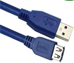 iCAN USB 3.0 Type A Male to A Female Extension - 10 ft.