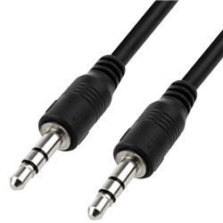 Câble stéréo iCAN 3,5 mm 28 AWG, M/M, 3 pieds, noir