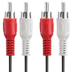 iCAN RCA 2 x Audio Red/White Cable M/M - 6 ft.