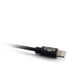 Cables To Go  1M USB A MALE TO LIGHTNING MALE SYNC AND CHARGING CABLE - BLACK (3.3FT) (35499)