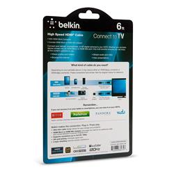 BELKIN Tablet to HDTV Cable 4K/Ultra HD Compatible 6 ft.(Open Box)