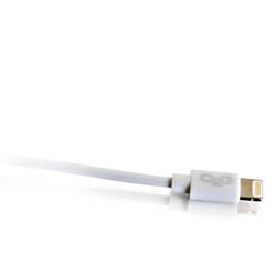 Cables to Go 1M USB A MALE TO LIGHTNING MALE SYNC AND CHARGING CABLE - WHITE (3.3FT) (35498)