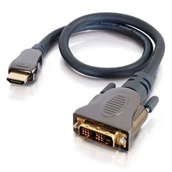 Cables to Go 1M SONICWAVE® HDMI® TO DVI-D™ DIGITAL VIDEO CABLE M/M - IN-WALL CL2-RATED (3.3FT) (40287)