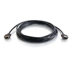 Cables to Go 15FT VGA MONITOR/PROJECTOR CABLE WITH ROUNDED LOW PROFILE CONNECTORS M/M - PLENUM CMP-RATED (40091)