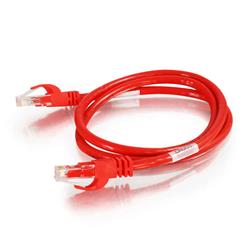 C2G Cat6 Snagless Crossover Cable (Red) - 7 ft.