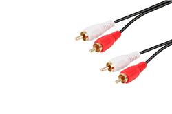 iCAN RCA 2xAudio Red/White Cable - 25 ft.