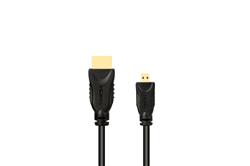 iCAN Micro HDMI  to HDMI  Cable for Mobile Devices, High Speed, 6FT