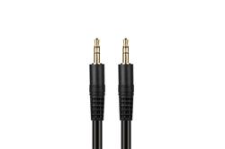 iCAN 3.5mm Stereo Audio Cable, Shielded, M/M, 25 FT, Black(Open Box)