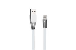 iCAN Lightning Cable, Zinc Alloy, LED Indicator, 1m, White(Open Box)