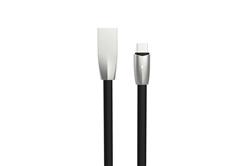 iCAN Type C Cable, Zinc Alloy, LED Indicator, 1M, Black