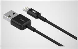 iCAN USB-A 2.0 to Lightning Cable, MFi Certified, M/M, 3FT, Black