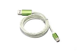 JMD Type C Cable, 360° LED Light, Touch On/Off, 1M, Green