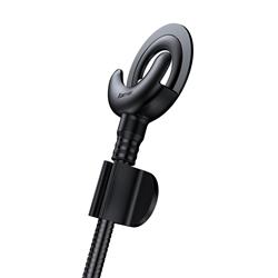 BASEUS O-type Car Mount Lightning Cable, 2.1A, 0.8M, Black(Open Box)