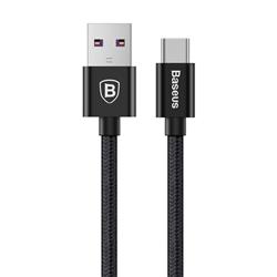 BASEUS Speed Type-C QC Cable For HUAWEI, 5A, QC3.0, 1M, Black