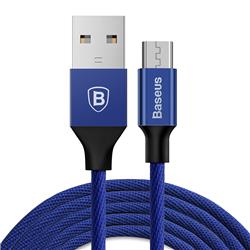 BASEUS Yiven Cable For Micro USB, 2A, 1.5M, Navy Blue