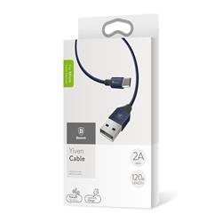 BASEUS Yiven Cable For Micro USB, 2A, 1.5M, Navy Blue