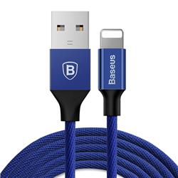 BASEUS Yiven Lightning Cable, 2A, 1.8M, Navy Blue(Open Box)