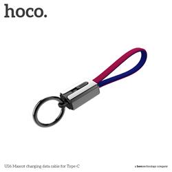 HOCO Mascot Type C Keychain Cable, 19cm, Red & Blue