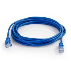 C2G CAT6 Snagless UTP cable- Blue 8 ft