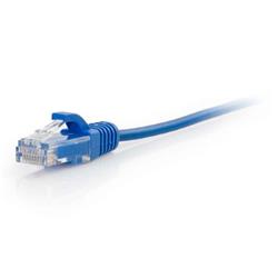 C2G CAT6 Snagless UTP cable- Blue 8 ft