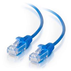 C2G CAT6 Snagless UTP cable- Blue 8 ft