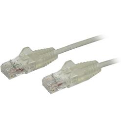 Startech Cat6 Ethernet Cable - Slim - Snagless RJ45 Connectors - 10 ft., Gray (N6PAT10GRS)