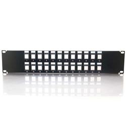 Cables To Go 24-Port Blank Keystone/Multimedia Patch Panel (03859)