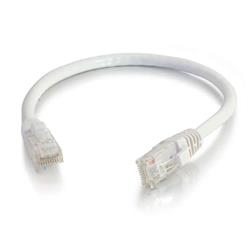 Cables To Go Cat6 Snagless Unshielded (UTP) Ethernet Network Patch Cable - White 10ft (27163)