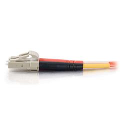 Cables To Go LC-LC 62.5/125 OM1 Duplex Multimode PVC Fiber Optic Cable - Orange 3m (33174)