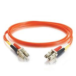 Cables To Go LC-LC 62.5/125 OM1 Duplex Multimode PVC Fiber Optic Cable - Orange 3m (33174)