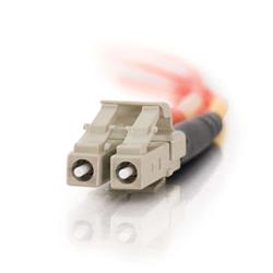 Cables To Go LC-LC 62.5/125 OM1 Duplex Multimode PVC Fiber Optic Cable - Orange 3m (33174)