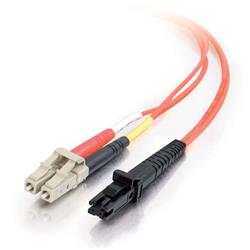 Cables To Go MTRJ-LC 62.5/125 OM1 Duplex Multimode PVC Fiber Optic Cable - Orange 3m (33183)