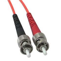 Cables To Go LC-ST 62.5/125 OM1 Duplex Multimode PVC Fiber Optic Cable - Orange 4m (33201)