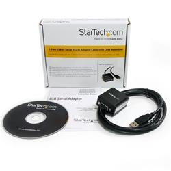 STARTECH 1-Port FTDI USB to Serial RS232 Adapter Cable 6ft