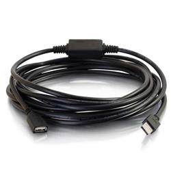 Cables To Go USB A Male to Female Active Extension Cable 32ft– Plenum, CMP-Rated (39011)