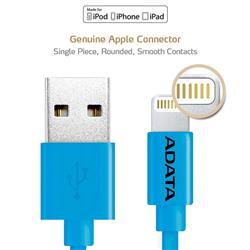 ADATA Sync & Charge Lightning Cable 3.28Ft Blue (AMFIPL-100CM-CBL)