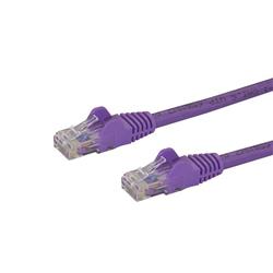 Startech  SNAGLESS CAT6 PATCH CABLE - PURPLE 15ft (N6PATCH15PL)