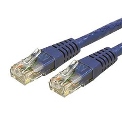 Startech  Cat 6 Molded RJ45 UTP Gigabit Patch Cable - Blue 100ft (C6PATCH100BL)