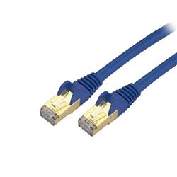 STARTECH Shielded CAT6A Patch Cable  - Blue 25ft (C6ASPAT25BL)