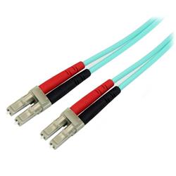 Startech Fiber Optic Cable - 10 Gb Aqua - Multimode Duplex 50/125 - LSZH - LC/LC - 3 m (A50FBLCLC3)