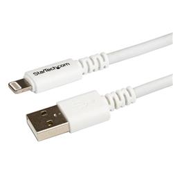 Startech USB to Lightning Cable - Apple MFi Certified - Long - 3 m (10 ft.) - White (USBLT3MW)