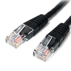 Startech Black Molded Cat5e UTP Patch Cable - 25ft (M45PATCH25BK)