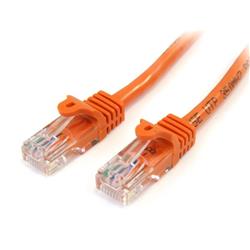 Startech ORANGE CAT5E UTP PATCH CABLE - 15ft (45PATCH15OR)