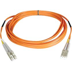 Tripp Lite Fiber Optic Cable Duplex Multimode 62.5/125 Fiber Patch Cable (LC/LC), 61M (200-ft.)  (N320-61M)