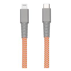 iCAN USB-C to Lightning Cable, Apple MFi, M/M, 3ft, Orange(Open Box)