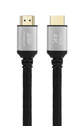 iCAN Premium HDMI 2.0 Cable, Certified, 4K @ 60Hz, HDR, 18Gps, Nylon Braided, M/M, 1.8M, Black