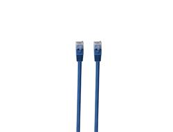 iCAN Premium 10 Gigabit Computer Cable - UTP UNSHIELDED  CAT6A High Speed Network Patch Cord - 15ft. (Dark Blue)